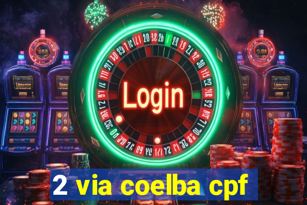 2 via coelba cpf